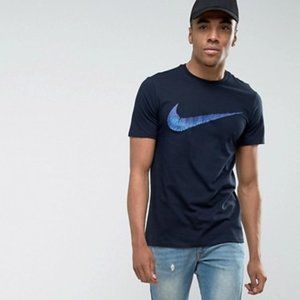 2 PACK Nike T-Shirt With Hangtag Swoosh In Blue